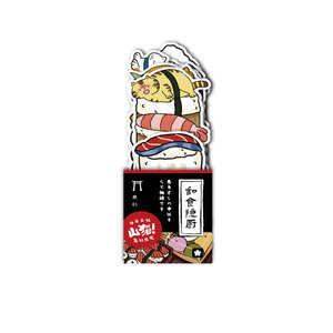 Marque-page en papier chat de montagne japonais mignon, forme irrégulière Kawaii, marque Fengqi haut de gamme, cadeau créatif pour les amateurs de livres, adolescents et usage quotidien - Product Image 5