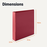 Vente en gros, promotion exceptionnelle : Classeur à anneaux A4 étanche de 1 pouce, classeur à levier, porte-documents en carton avec couverture en PVC