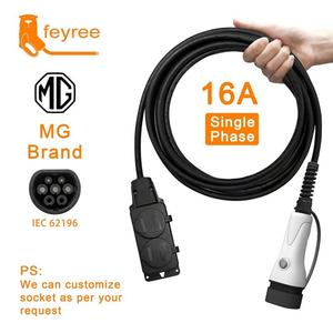 Câble de chargeur de voiture électrique portable Feyree 3,5 kW avec prise 16A 2 types, certifié CE ROHS, prise EU pour les voitures de marque chinoise - Product Image 4