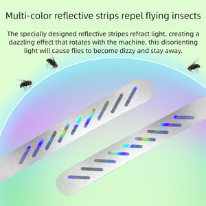 Matamoscas Flexible y Colgable con Ventilador, Listo <span class=keywords><strong>para</strong></span> Enviar, con USB/Batería/Recargable y Aspas Suaves <span class=keywords><strong>para</strong></span> Cocina/Camping/Uso Doméstico - Product Image 3