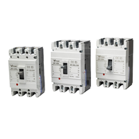 Disjoncteurs miniatures (MCCB) 250A AC 4 pôles 3 phases DC TP 400V 18KA Capacité de coupure Protection LSIG 50Hz Montage sur panneau