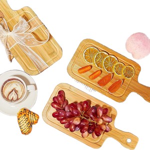 Juego de tablas de cortar de bambú, 20 piezas, rectangulares, antibacterianas, para fiestas en la cocina - Product Image 5