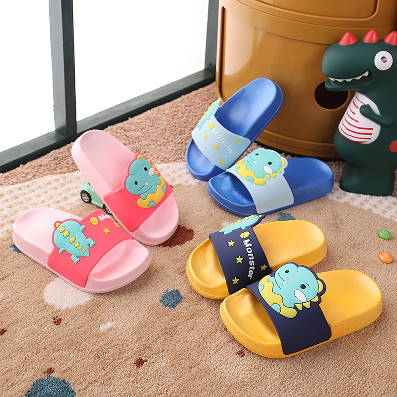 Сандалии Детские с мягкой подошвой, модные босоножки на плоской подошве, домашние тапочки, летняя обувь для мальчиков и девочек