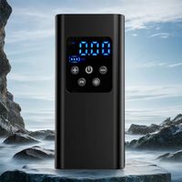 Pompe à air portable pour voiture WOSEN, gonfleur de pneus d'urgence, 150 psi, jauge de pression numérique sans fil, lumière LED, batterie 4500 mAh, faible bruit