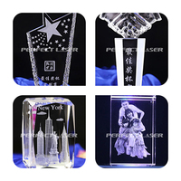 Machine de marquage et de gravure laser UV 2D 3D miniature de bureau Perfect Laser 5W pour cristal, verre, acrylique, feuille