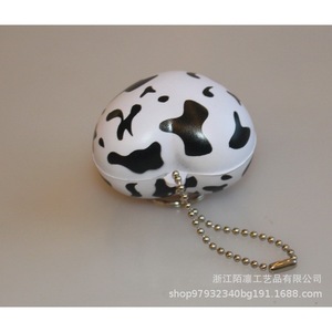 Juguete antiestrés con forma de corazón de poliuretano, diseño de vaca, unisex, de 8 a 13 años - Product Image 4