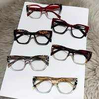 Lunettes de vue carrées tendance unisexe grande taille, montures optiques colorées à motif uni, classiques et durables, avec diamants, pour la lecture