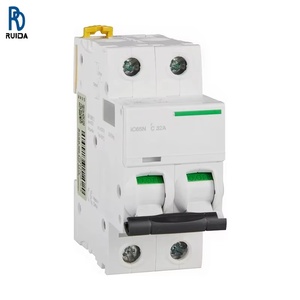 มินิเบรกเกอร์แบบ C ชนิด 2P 32A Acti 9 IC65N ชนิดแม่เหล็กความร้อน MCB A9F18232 6kA 400V ป้องกัน IP20 - Product Image 1