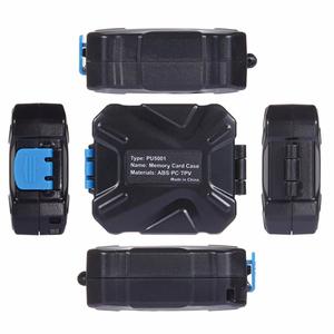 PULUZ PU5001 9 en 1 Estuche para tarjetas de memoria a prueba de agua Caja de tarjetas para XQD CF TF SD Tarjetas SIM 2XQD + 2CF + 2TF + 2SD + 3SIM - Product Image 3