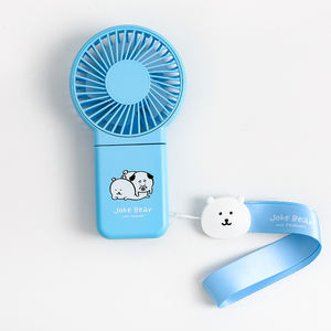 Ventilateur portable mini pliable 2026 Joke Bear and Friends, ventilateur de cou suspendu, ventilateur de bureau sur pied, design créatif de dessin animé pour la vente en gros - Product Image 1