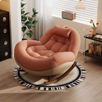 Nouvelle Arrivée 2026 Fauteuil à Bascule Moderne et Confortable, Fauteuil Inclinable XXL Monoplace avec Base Anti-renversement pour Hôtels, Salons et Loisirs