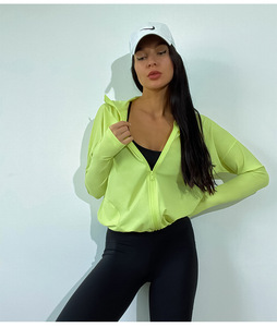 Vêtements <span class=keywords><strong>de</strong></span> protection <span class=keywords><strong>solaire</strong></span> et <span class=keywords><strong>de</strong></span> <span class=keywords><strong>bronzage</strong></span> pour femmes Vêtements <span class=keywords><strong>de</strong></span> protection <span class=keywords><strong>solaire</strong></span> à séchage rapide Veste longue <span class=keywords><strong>de</strong></span> protection <span class=keywords><strong>solaire</strong></span> <span class=keywords><strong>de</strong></span> sport pour femmes avec trou pour le pouce - Product Image 5