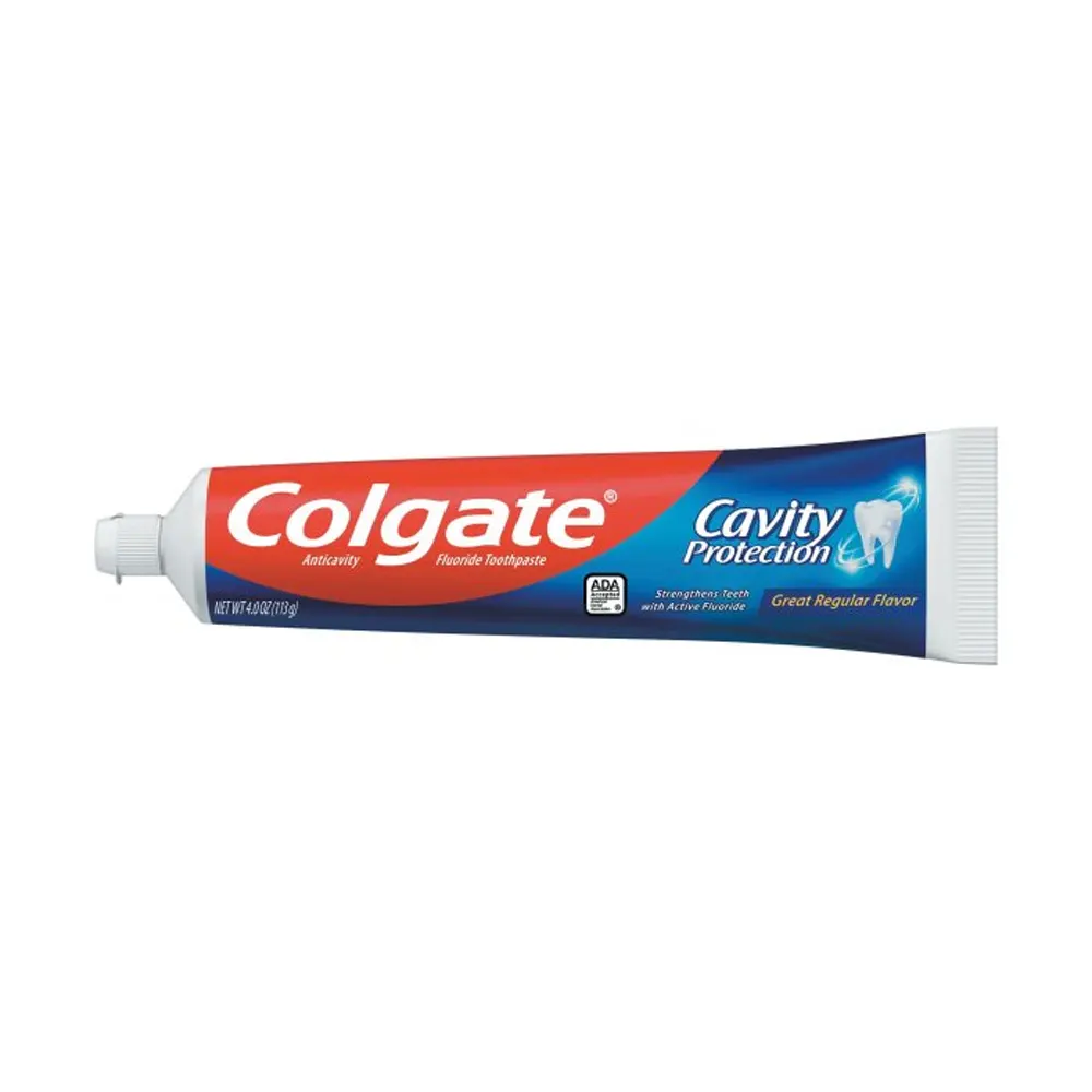 Высококачественная зубная паста с защитой полости колгейта, 24 тюбика, 4 унции, обычный аромат мяты, дыхание, ощущение свежести и чистоты