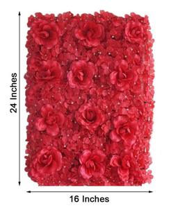 Offre Spéciale Simulation mariage fleur mur fleur rangée fond décoration murale fleur <span class=keywords><strong>tapis</strong></span> - Product Image 6