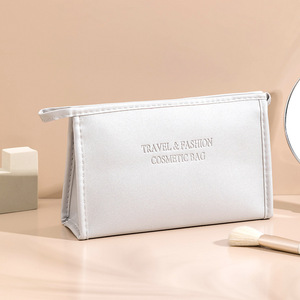 I-0408 Grande trousse de maquillage en cuir PU pour femmes, logo personnalisé professionnel, voyage personnalisé, étanche, grande - Product Image 5