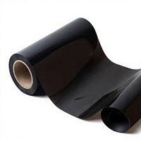 Feuille de polycarbonate noir Mylar UL94 V-0 Haute résistance mécanique pour l'isolation des moteurs et des transformateurs