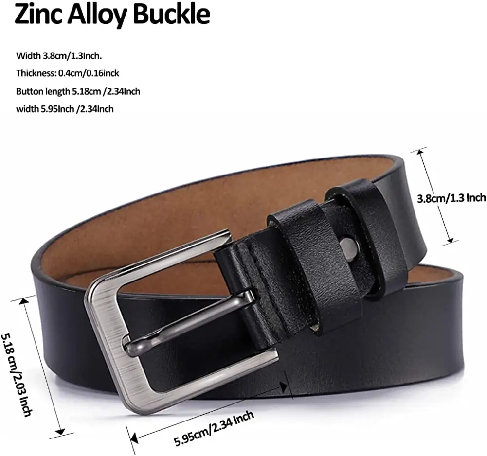 Alfa Designer Belts Men Bulk Leather Belt Formal Trending Belts For Men With Single Prong Buckle