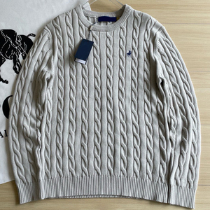 Новинка: Теплый винтажный мужской шерстяной свитер с вышитым логотипом, дизайнерский вязаный свитер для мужчин на зиму - Product Image 6