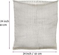 Panier anti-gophers en fil d'acier 304 / Panier anti-gophers en acier inoxydable / Sac en maille d'acier inoxydable pour la protection des plantes
