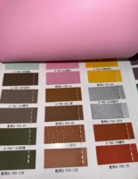 Cuir synthétique PVC texturé litchi double face 1,8 mm pour sacs à main, bagages, pochettes et artisanat