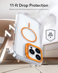 Étui de <span class=keywords><strong>t</strong></span>éléphone d'animation de charge sans fil magnétique d'origine pour iPhone 15 Pro Max étui transparent non jaunissant - Product Image 6