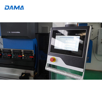 DAMA mesin Bending OK lipat otomatis, rem tekan CNC hidrolik lembaran logam 175t 200t 250t 3200mm untuk SS