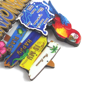 Autocollant de réfrigérateur en bois superposé personnalisé Espagne Gran Canaria Souvenir Îles <span class=keywords><strong>Canaries</strong></span> Aimant de réfrigérateur en bois 3D MDF - Product Image 2