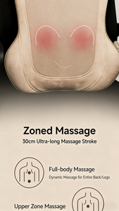Coussin de massage mince pour un confort quotidien, coussin dorsal <span class=keywords><strong>chauffant</strong></span> et vibrant, s'adapte à toutes les chaises. Parfait pour les travailleurs de <span class=keywords><strong>bureau</strong></span> - Product Image 4