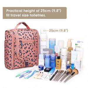 Sac de toilette de voyage grande capacité personnalisé BSCI, rose, pour femmes, autres sacs cosmétiques, sac de maquillage, sac cosmétique à étiquette privée - Product Image 5