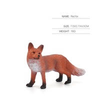2023 haute qualité forêt dessin animé animaux cerf figurines jouet ensemble pour décorations de noël résine breloques accessoires