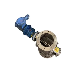 factory rotary airlock valve rotary feeding valve mini rotary valve for bulk material handling