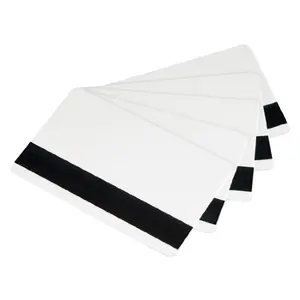Stampabile CR80 tre tracce nero/grigio Loco banda magnetica carta bianca vuota