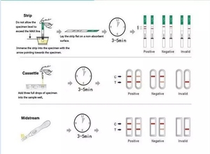 Certified Home <strong>HCG</strong> <strong>Test</strong> <strong>Strip</strong> 2.5mm Bulk Order for Pregnancy Detection - Product Image 5