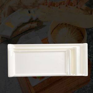 جودة عالية الميلامين مستطيل ، مطعم ياباني بلاستيكي ، طبق مسطح ، سعر المصنع ، تقليد السيراميك رخيص - Product Image 4