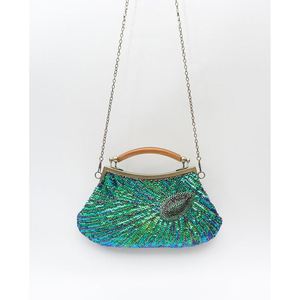 Kadınlar İçin Abiye Çanta Simli Taşlı El Çantası Parlak Çanta Resmi Düğün Partisi Balo Çantası - Product Image 1