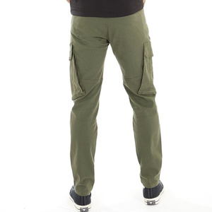 Pantalones Cargo Relajados para Hombre, Cintura Elástica, Pierna Recta, Pantalones Ligeros de Tela, Múltiples Bolsillos, Ropa Casual para el Día a Día - Product Image 5