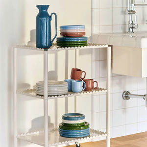 Serie Chubby, plato redondo de gres nórdico de color personalizado para servir comida, platos de cena de cerámica para restaurante - Product Image 5