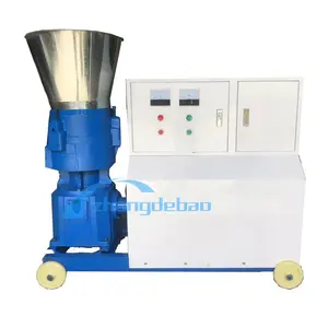 Home Use Flat Die Biomass Biofuel Straw Grass Alfalfa Hay Wood Sawdust Fuel Pellet Press Making Mill Maker Pelletizing Machine