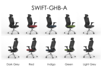 Dossier haut tout en maille pivotant travail à domicile chaise ergonomique patron 4D chaise réglable tournante ergonomique exécu