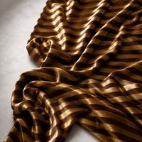 Tissu en velours rayé extensible, extensible dans les quatre sens, velours côtelé bicolore, 95% polyester, 5% élasthanne, pour robe abaya, kaftan, robe de soirée