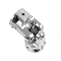 Accouplement universel à couple élevé en acier 40CR, avec gorge de 6 mm, dimensions de trou 20 mm-20 mm, 20*42*82, joint croisé flexible