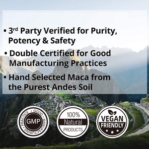 Offre Spéciale : Extrait de Racine de Maca Végétal, Supplément Aphrodisiaque Puissant, Complément Énergétique à Absorption Élevée, Capsules de Maca - Product Image 6