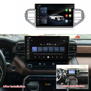 Android màn hình cảm ứng xe đa phương tiện <span class=keywords><strong>GPS</strong></span> <span class=keywords><strong>navigation</strong></span> đài phát thanh Máy nghe nhạc Carplay 360 4 gam cho Toyota Tundra Sequoia 2020-2022 DSP chức năng - Product Image 2