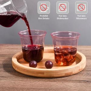 Gobelet à vin en PET coloré de 12 onces avec logo personnalisé, jetable, pour boissons froides, idéal pour les mariages d'été, les anniversaires, les fêtes en plein air et en intérieur - Product Image 3