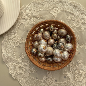 Decorative Shiny <strong>Shank</strong> <strong>Buttons</strong> , Coat Gold Metal Custom Pearl <strong>Button</strong> for Clothing up Shirt - Product Image 3