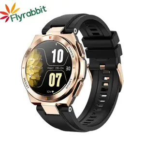 Flyrabbit Nx17 1.19" AMOLED Touch screen Lady Smart Watch Zinc Alloy Display mobile phone talking Voice Assistant smartwatch