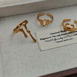 Bijoux de bénédiction de bon augure significatifs bagues Hip-Hop bague en or et en argent bijoux de mode - Product Image 5