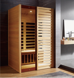 Sauna de Alta Calidad de Madera de Hemlock, Sauna Interior de Vapor Seco para 2 Personas en Venta - Product Image 2