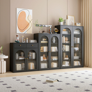 Aparadores Modernos y Duraderos para el Pasillo con Estantes Extraíbles y Cubierta Antipolvo para el Hogar - Product Image 1