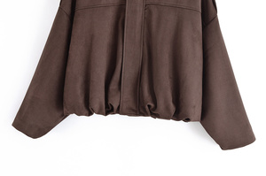 TAOPO&ZA Mode Automne 2025 Nouvelle Veste Pilote <span class=keywords><strong>Femme</strong></span> à Revers Style Europé<span class=keywords><strong>en</strong></span> et Américain Manches Longues 4344655 - Product Image 5